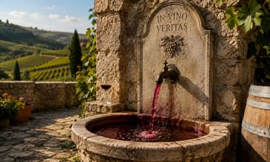 La fontana dove sgorga vino gratis esiste davvero: si trova in Abruzzo