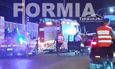 Grave incidente stradale a Formia, auto si ribalta all’incrocio di Santo Janni