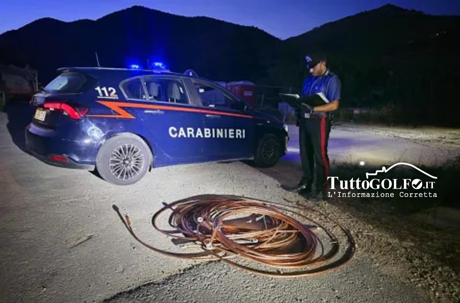 Sorpresi a rubare rame. Arrestati dai Carabinieri