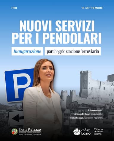 Elena Palazzo: Ampliato e rinnovato parcheggio della stazione a Itri. 55 posti auto