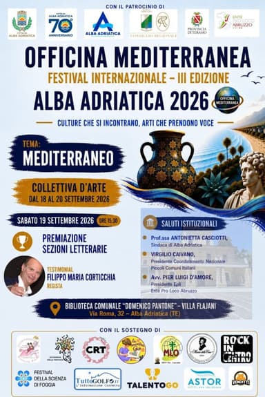 GRANDE SUCCESSO AD ALBA ADRIATICA PER IL FESTIVAL DI OFFICINA MEDITERRANEA