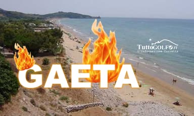 Gaeta, incendio sulla spiaggia di Sant’Agostino: distrutto un chiosco