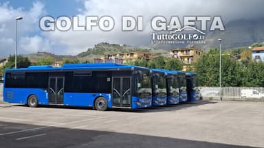 Trasporto pubblico nel Golfo di Gaeta, arrivano nuovi autobus: 5 avvistati a Formia e altri 15 a Gaeta