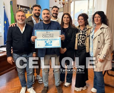 CELLOLE RICEVE LA BANDIERA AZZURRA 2026 FIDAL