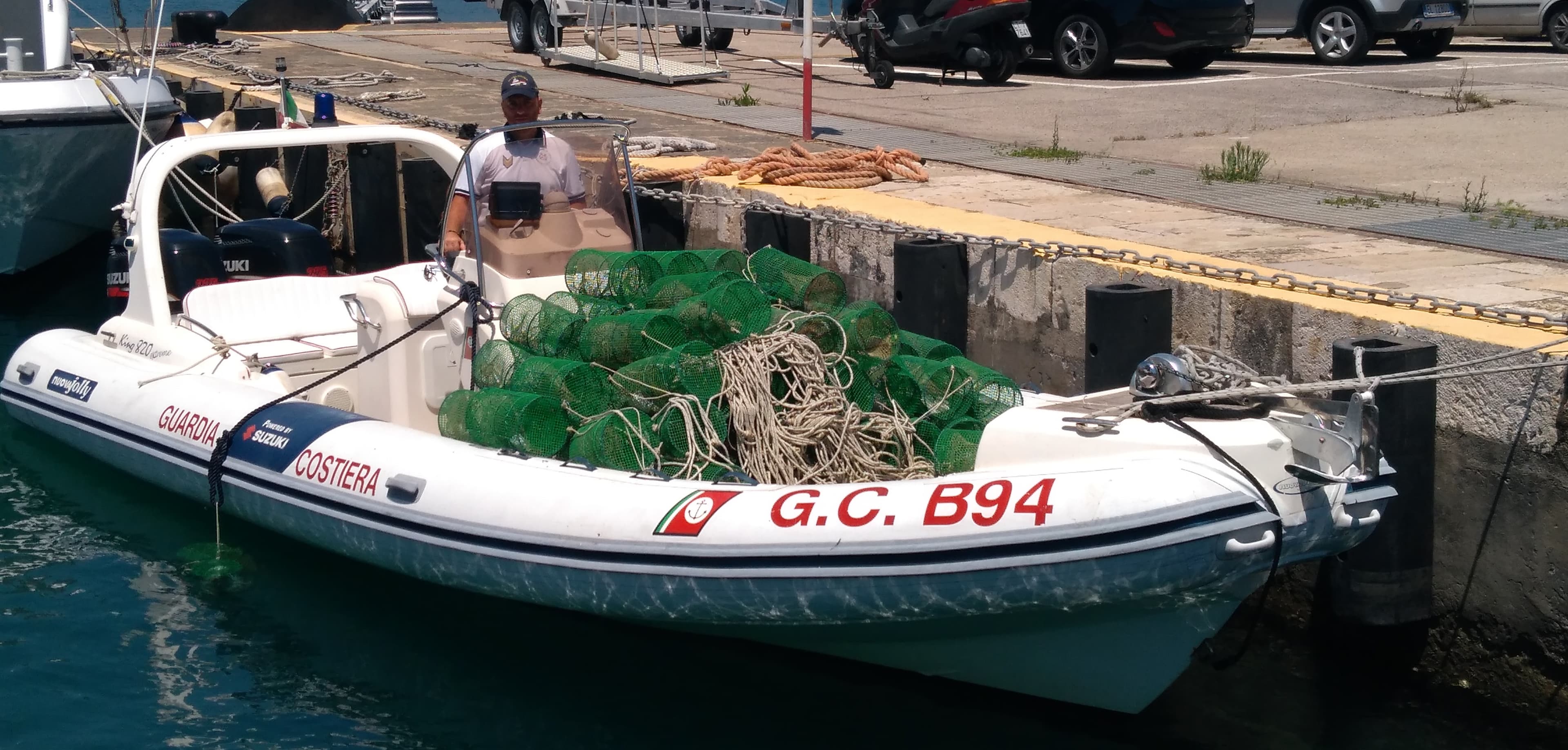 Guardia Costiera: oltre cento nasse in violazione delle norme che tutelano quell’area di particolare pregio ambientale