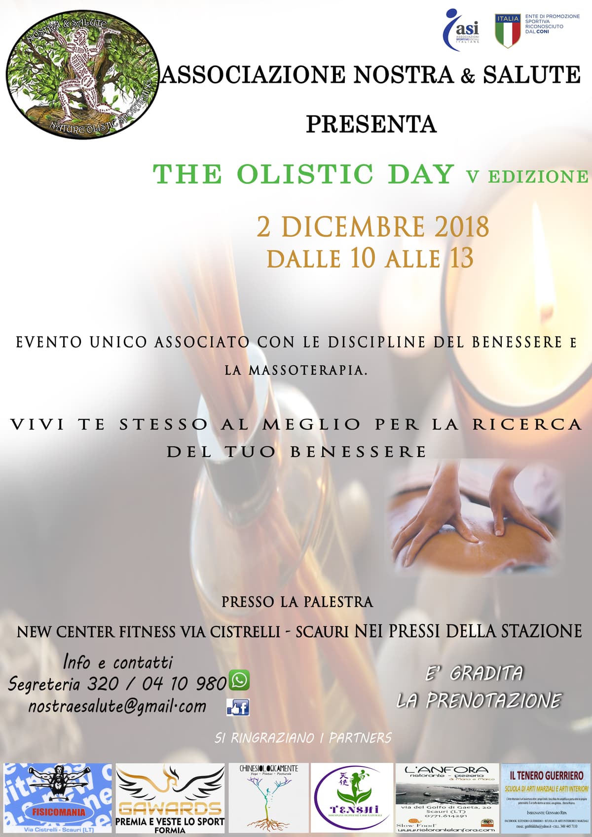 The Olistic Day 2 dicembre 2018