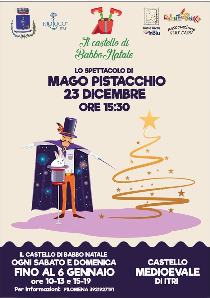 Itri- Nuovi eventi al “Il Castello di Babbo Natale”