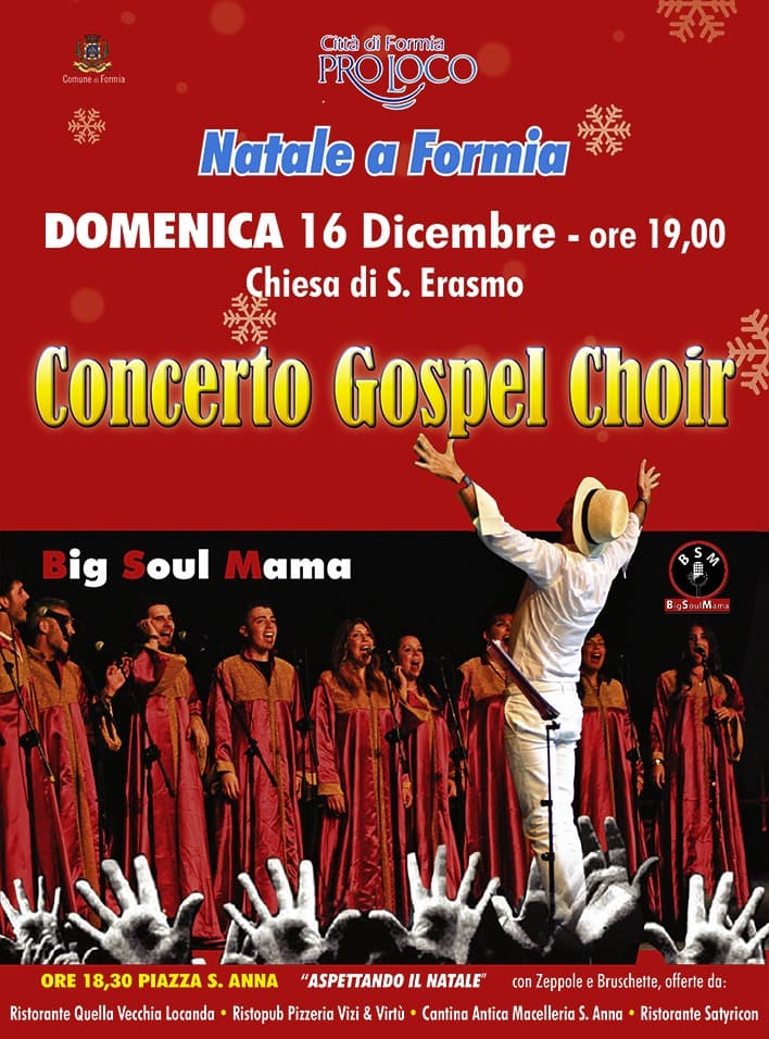 Formia- concerto gospel choir “Big Soul Mama”