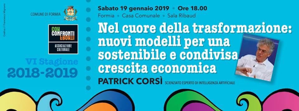 Formia- “Nel cuore della trasformazione: nuovi modelli per una sostenibile e condivisa crescita economica.”