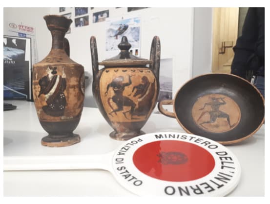 Gaeta: rinvenuti reperti archeologici di cultura greca risalente al 500 a.C..