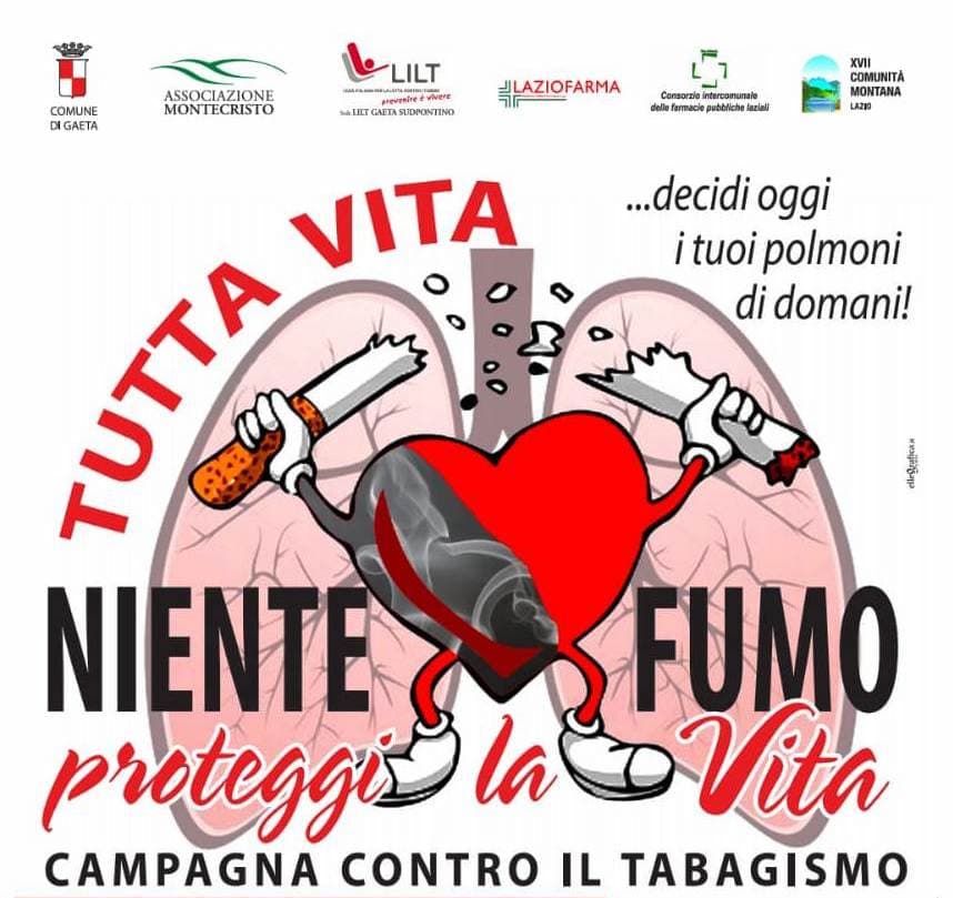 Niente fumo, proteggi la Vita. Campagna contro il tabagismo