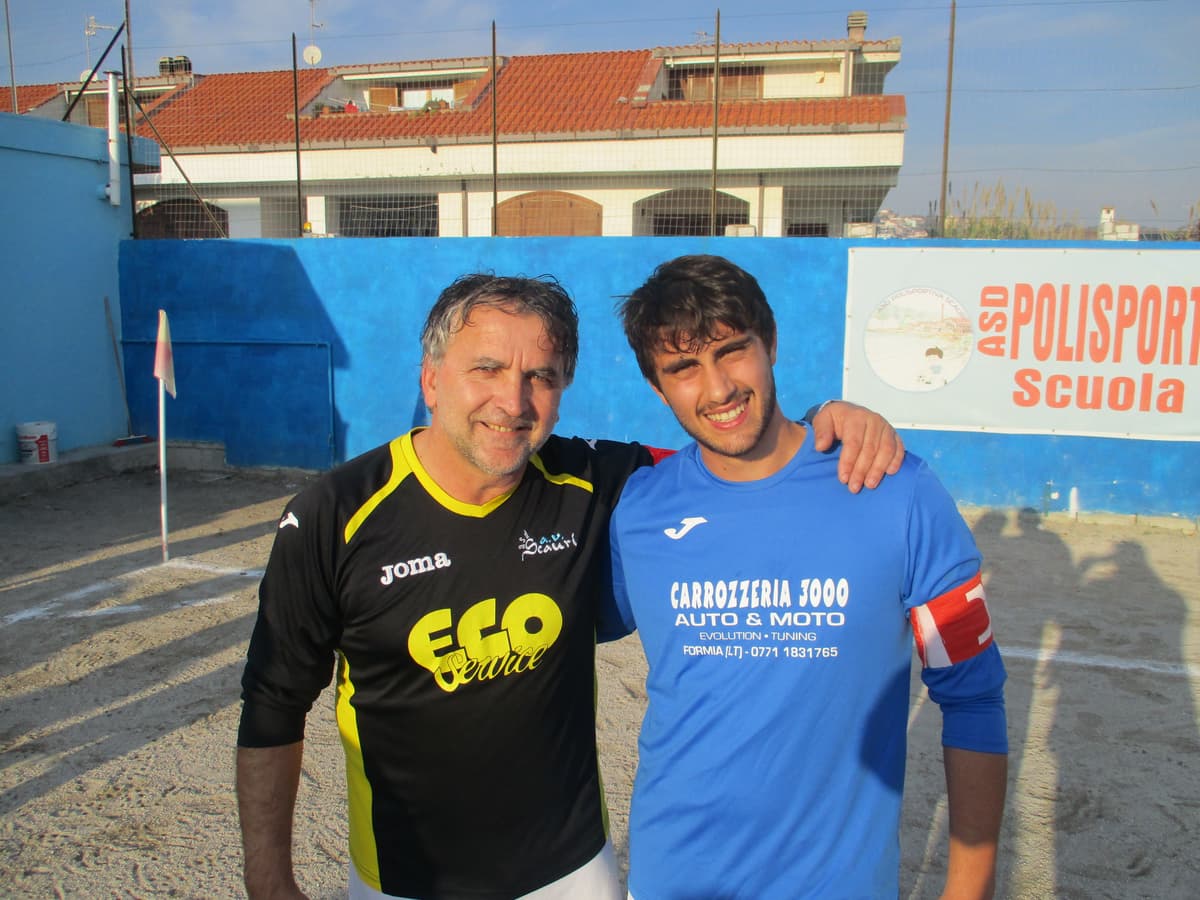 FABIO SUPINO, MISTER DELLA PRIMA SQUADRA DI SCAURI