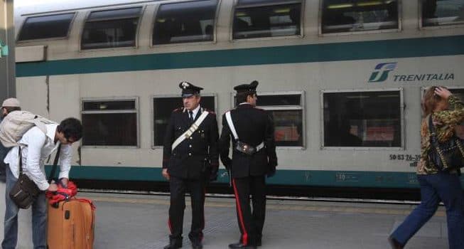 Formia: uomo arrestato su Intercity Napoli-Venezia