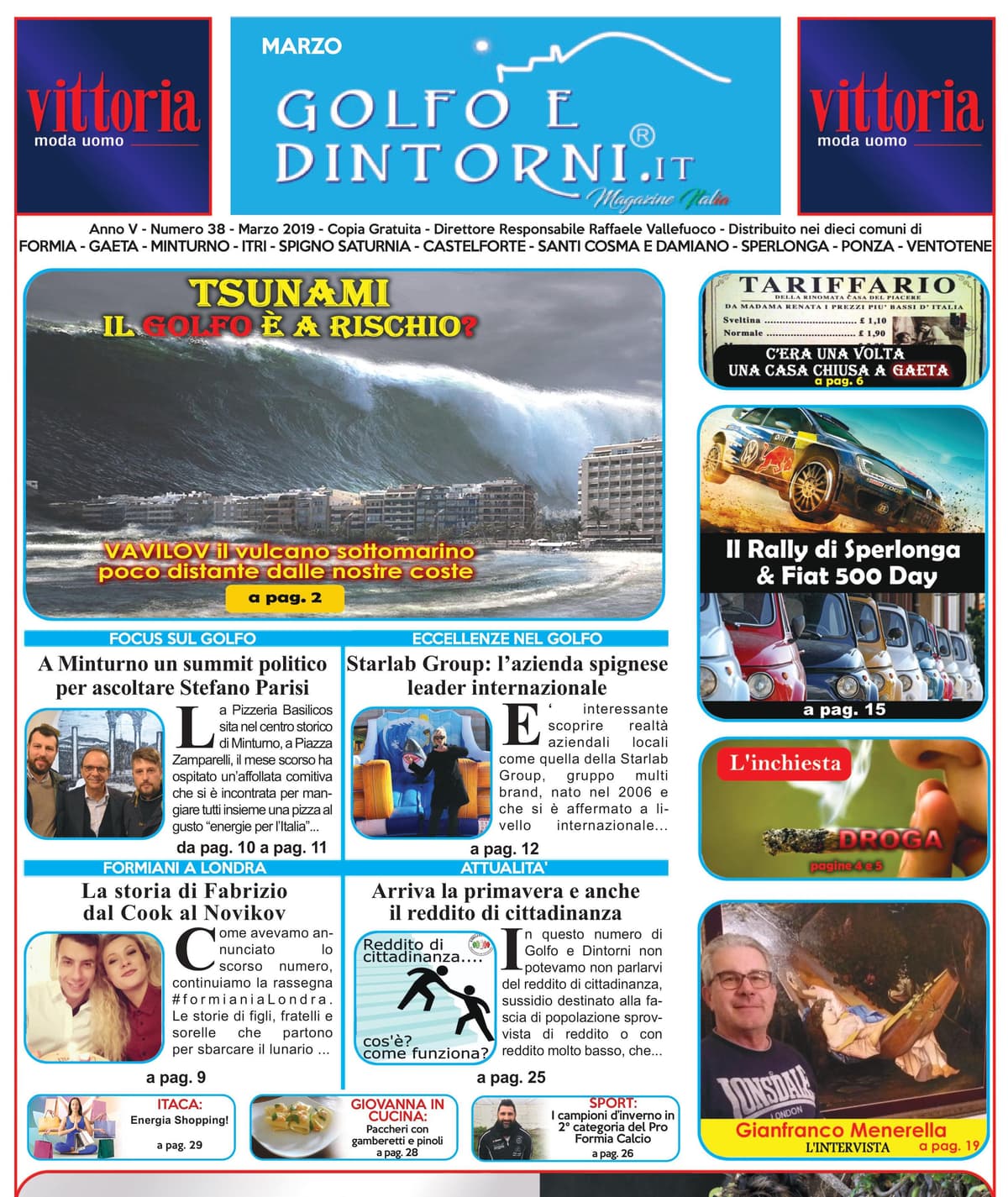 In distribuzione il numero di Marzo di Golfo e Dintorni