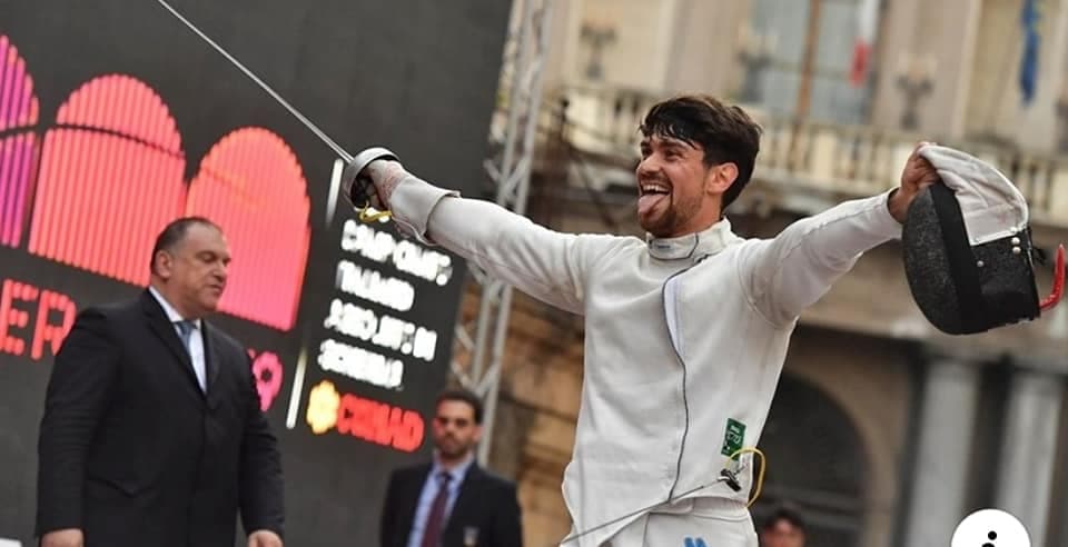 Lo spadista Andrea Russo premiato per il titolo individuale assoluto