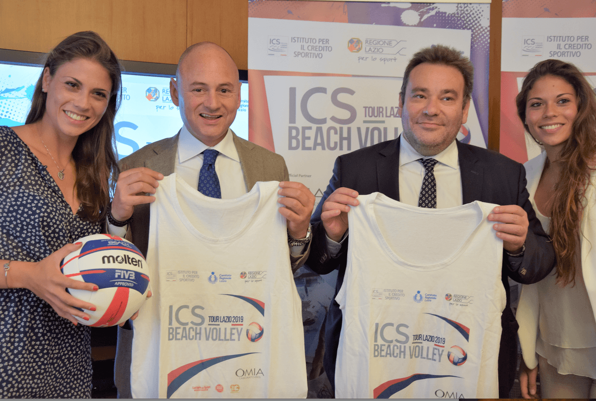 Presentato l'ICS Beach Volley Tour Lazio 2019