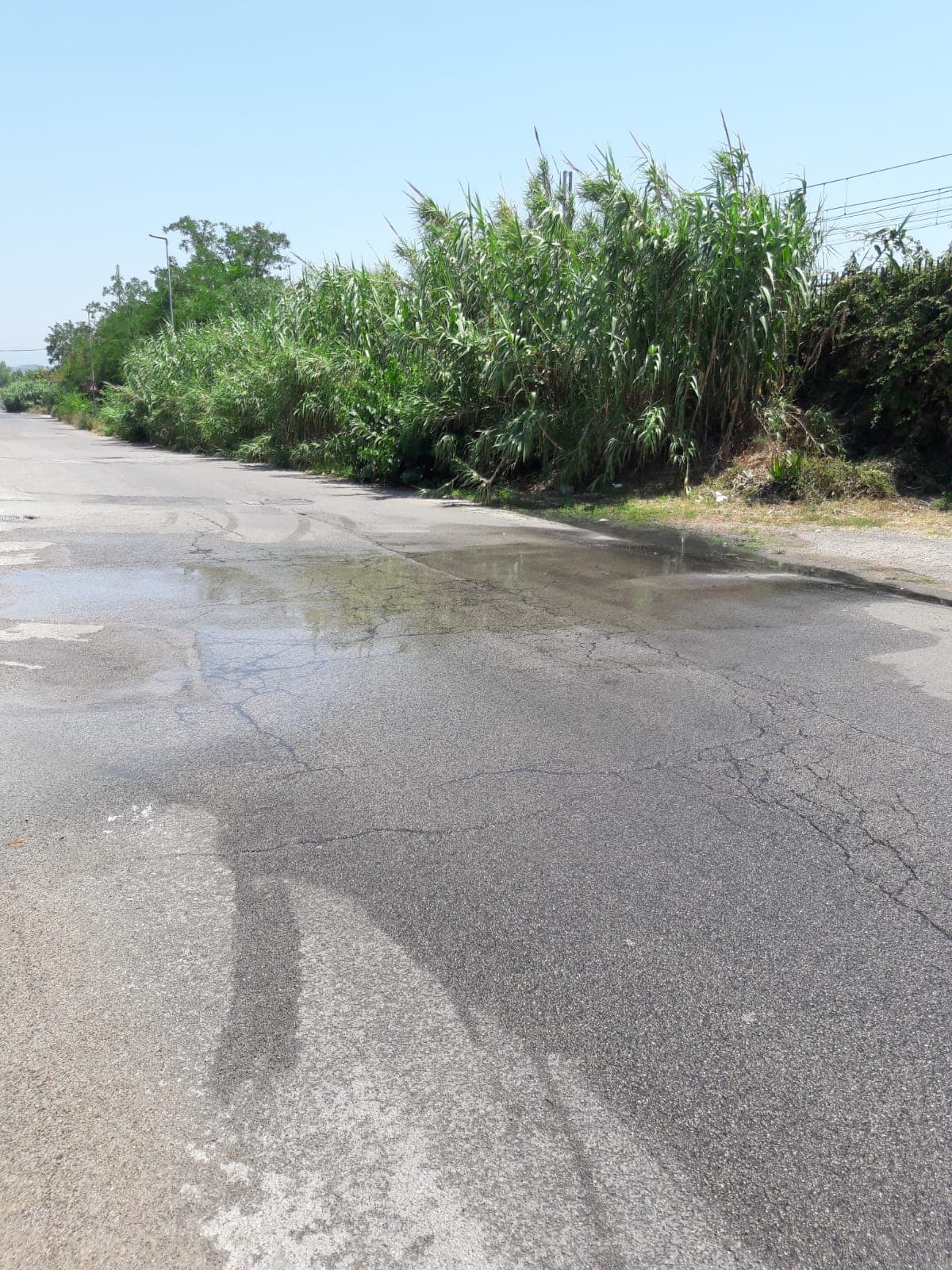 Nuova perdita d'acqua a Formia
