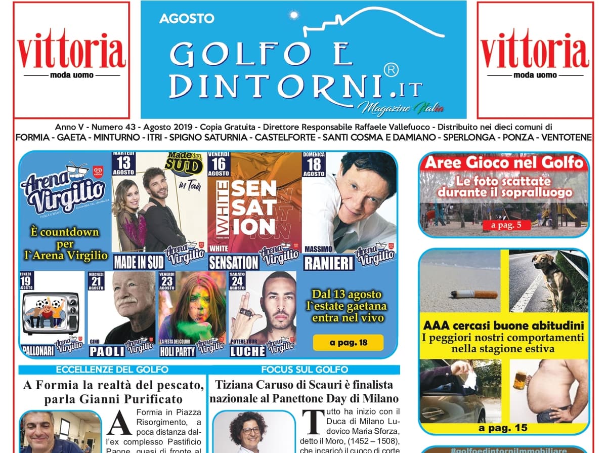 In arrivo il Magazine "Agosto" di Golfo e Dintorni
