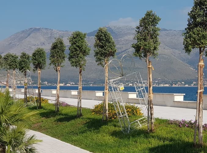 Gaeta: restyling Lungomare Caboto completato per le Favole di Luce 2019