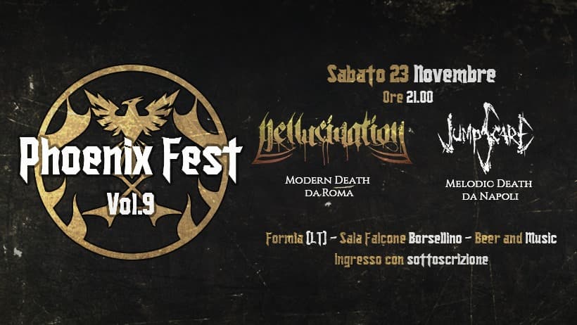 In arrivo a Formia i concerti di “Jumpscare” e “Hellucination”