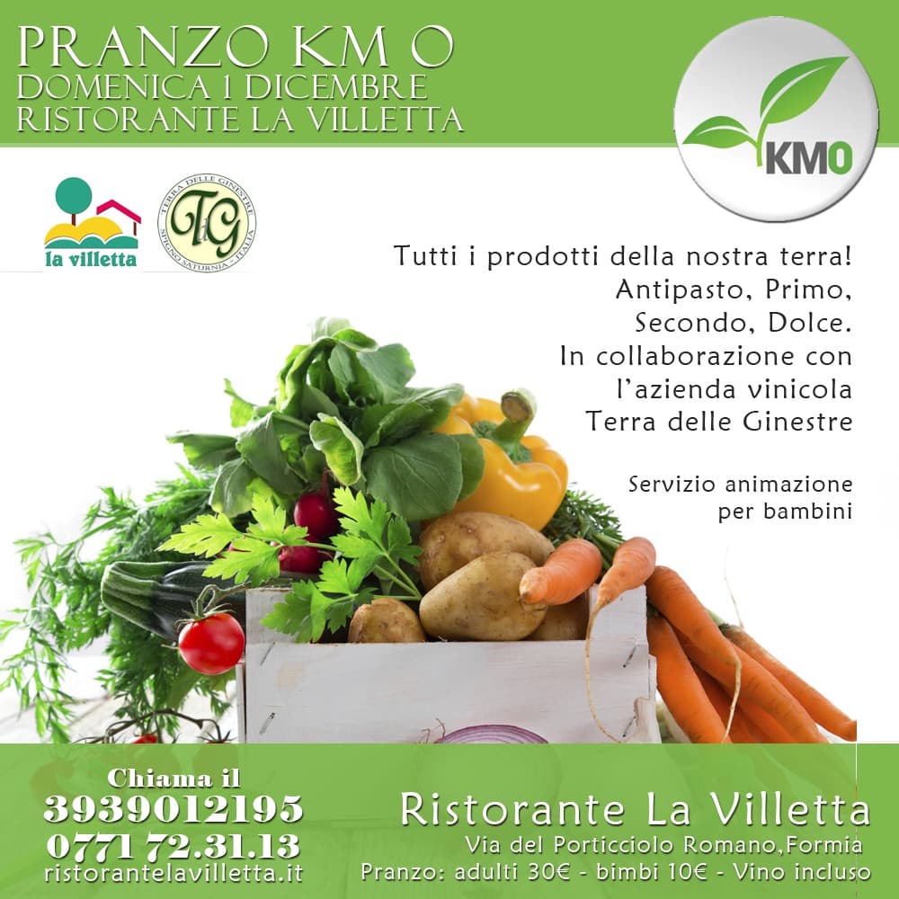 EVENTO - Pranzo domenicale a km 0
