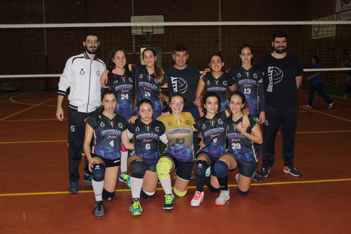 Le ragazze Under 16 della Giò Volley Priverno battono la Sud Pontino Pallavolo 3 a 0