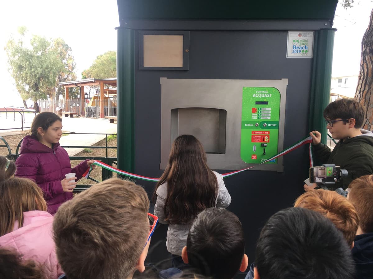 #Formia Inaugurata alla Pineta di Vindicio la prima "Casetta dell'Acqua"