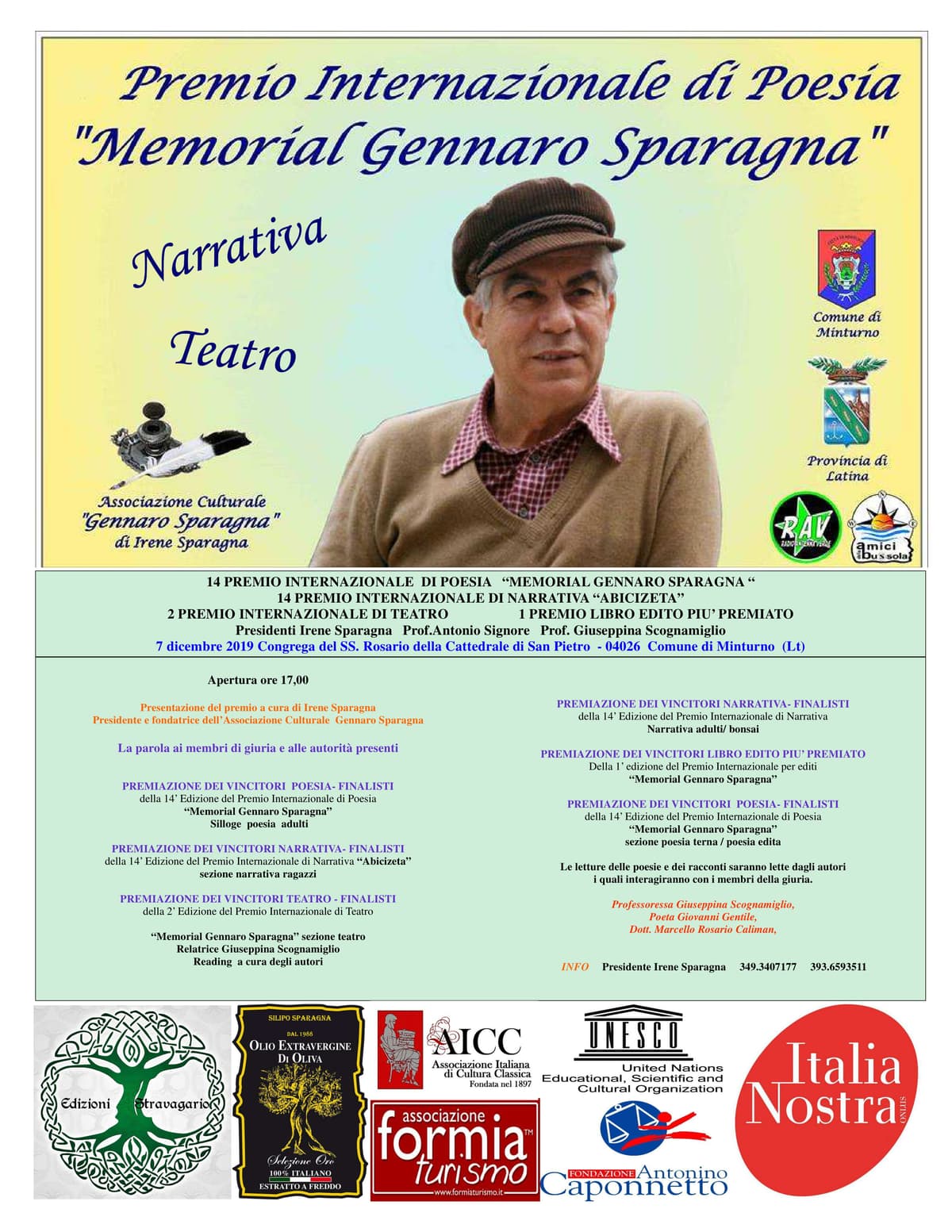 Premio 14° Edizione Memorial Gennaro Sparagna