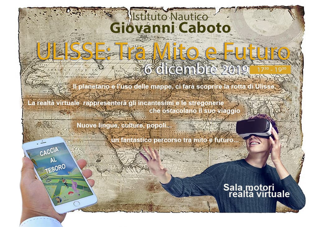 Gaeta, Open Day “Ulisse, tra mito e futuro” all’Istituto Nautico “Giovanni Caboto”