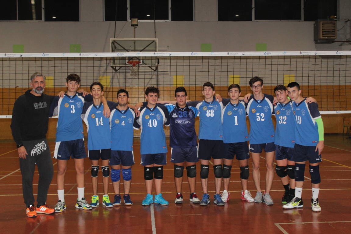 Under 18 maschile della Sud Pontino Pallavolo vince contro la Safety Latina Scalo Volley