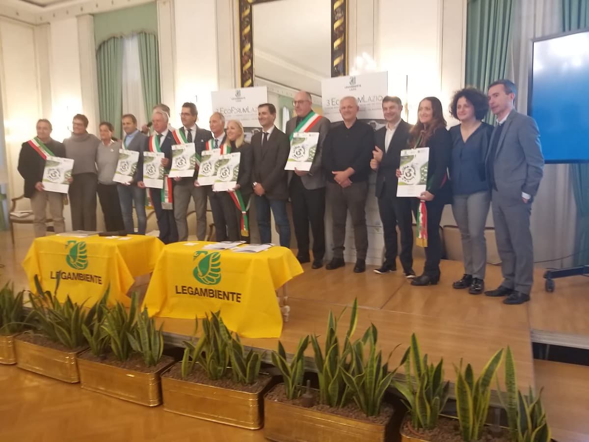 Itri premiato come "Comune Riciclone" anche per il 2019