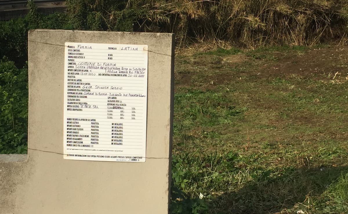 Dissesto idrogeologico e messa in sicurezza del territorio