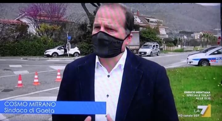 GAETA - Intervista al Sindaco Mitrano nel programma di La7 "L'aria che tira"