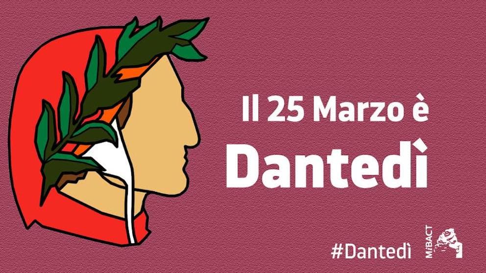 GAETA - L'iniziativa "Dantedì" proposta da Ernesto per la giornata dedicata al sommo poeta Dante Alighieri