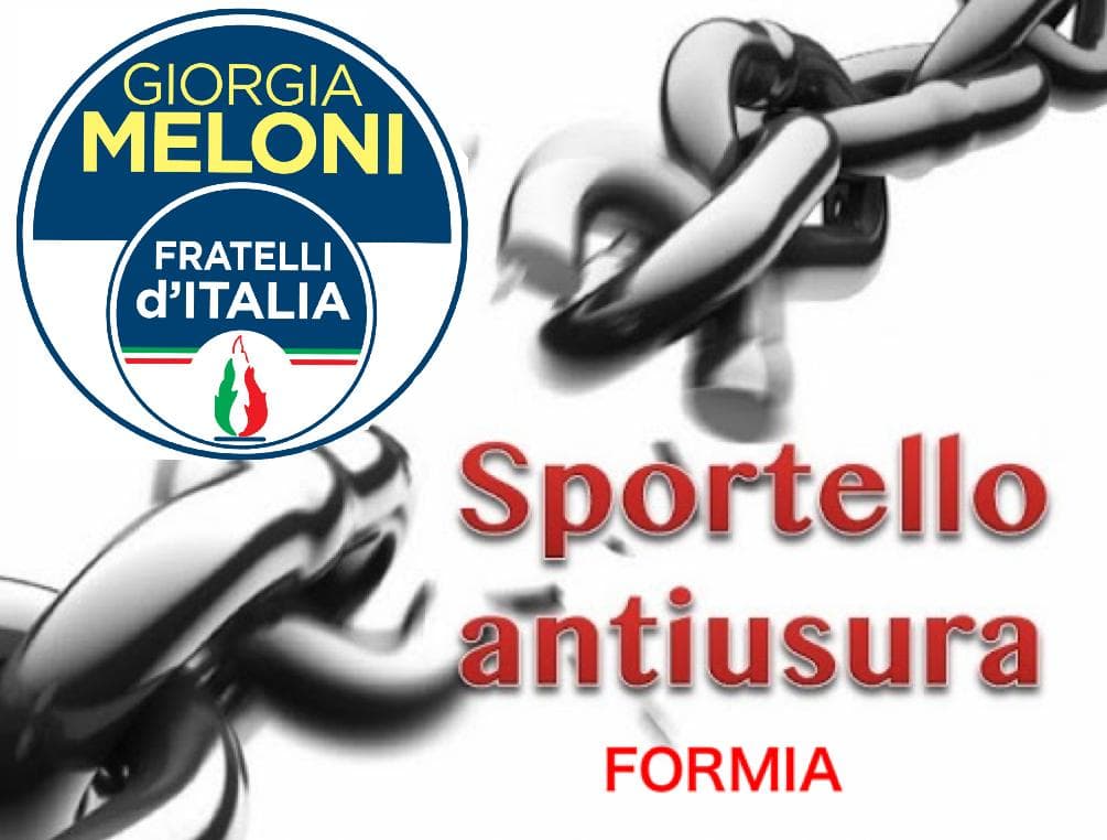 FORMIA NON SI “USURA”