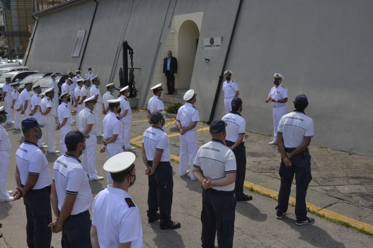GUARDIA COSTIERA DI GAETA: VISITA DEL CONTRAMMIRAGLIO VINCENZO LEONE