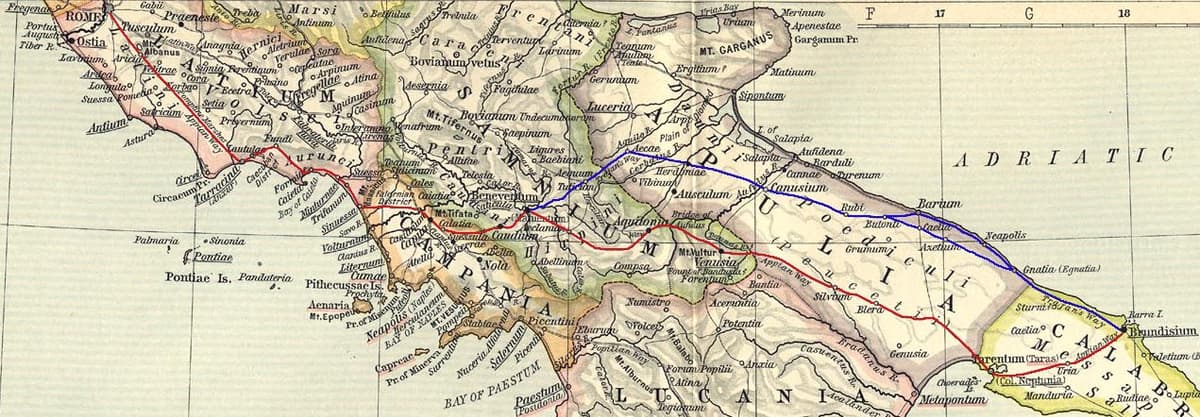APPIA, REGINA VIARUM, DA OGGI PROTAGONISTA DEL CASTRUM DI MINTURNAE