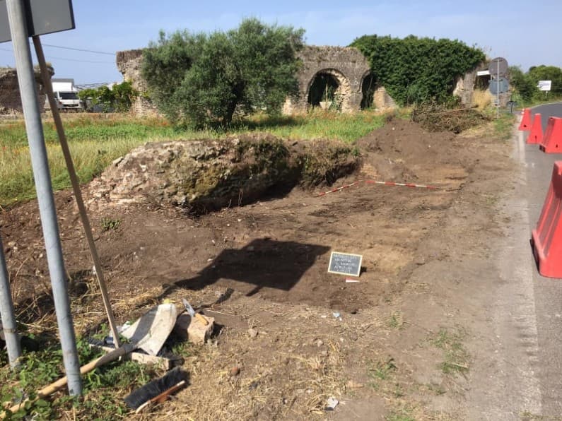 Minturno. Parte l’attività di scavo sul castrum dell’Antica Minturnae