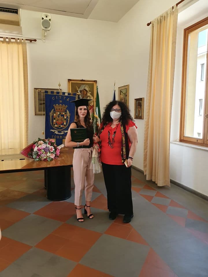 Discussione di laurea nella Sala Sicurezza del Comune di Formia