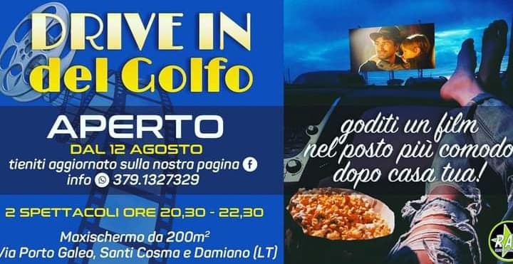 Questa sera apre il Drive in del Golfo