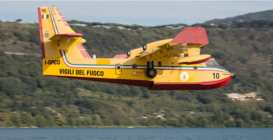 Incendi boschivi: oggi 30 richieste di intervento aereo