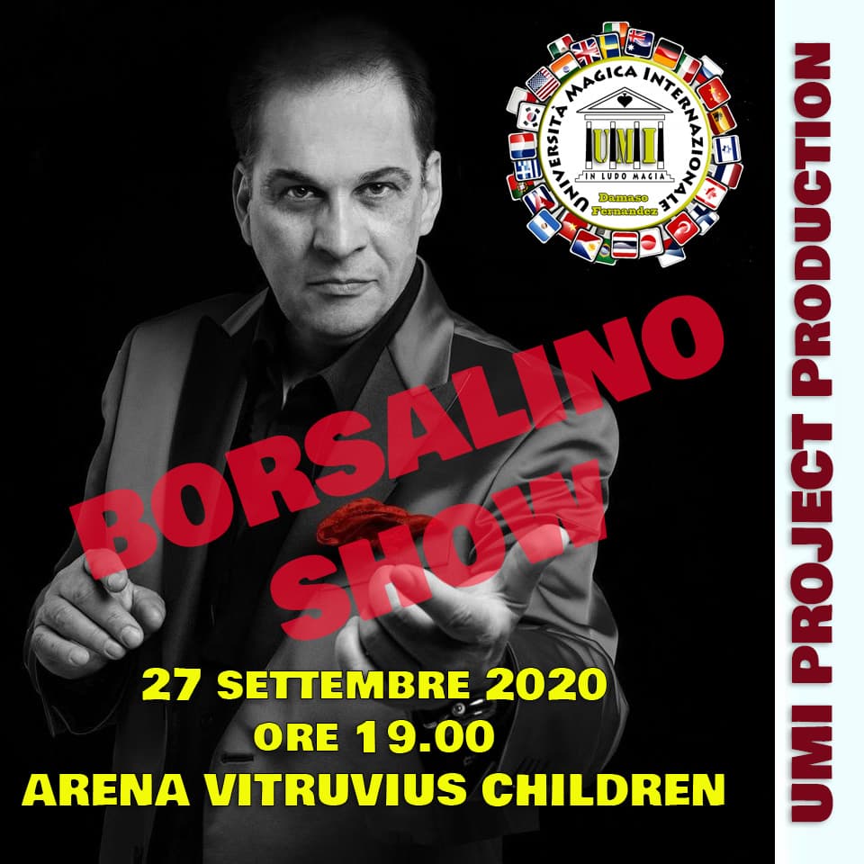 FORMIA: ROCCO BORSALINO PROTAGONISTA IL 27 SETTEMBRE CON HYPNOTICABARET SHOW