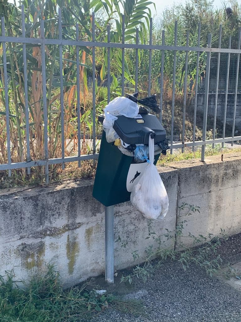FORMIA - LA SEGNALAZIONE NEL QUARTIERE DI PENITRO