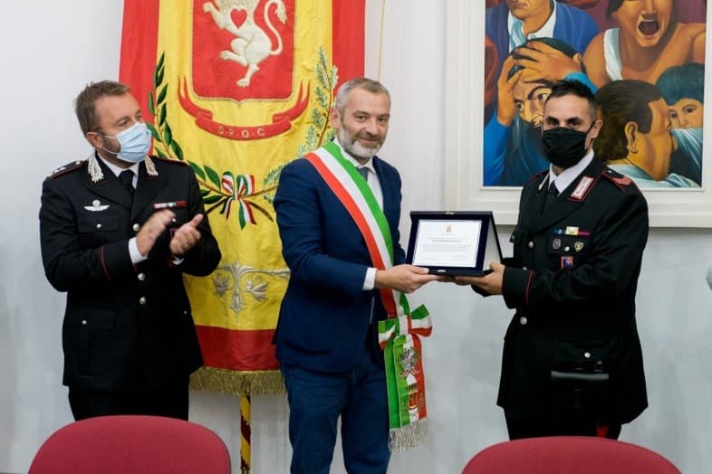 PREMIATO ATLETA DELL'ANNO UN CARABINIERE PER IL TITOLO CONSEGUITO A FOLIGNO