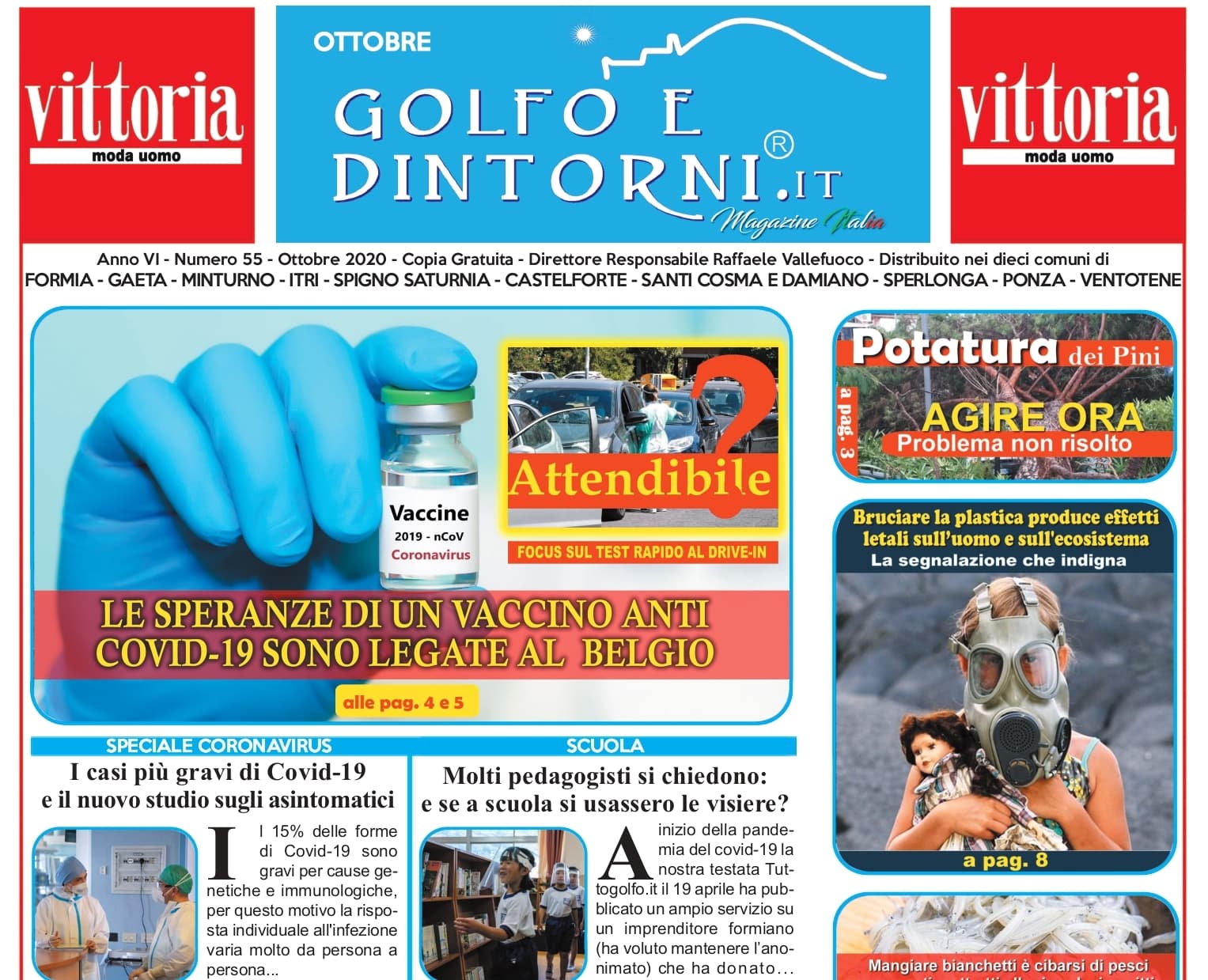 IN ARRIVO IL MAGAZINE "OTTOBRE" DI GOLFO E DINTORNI