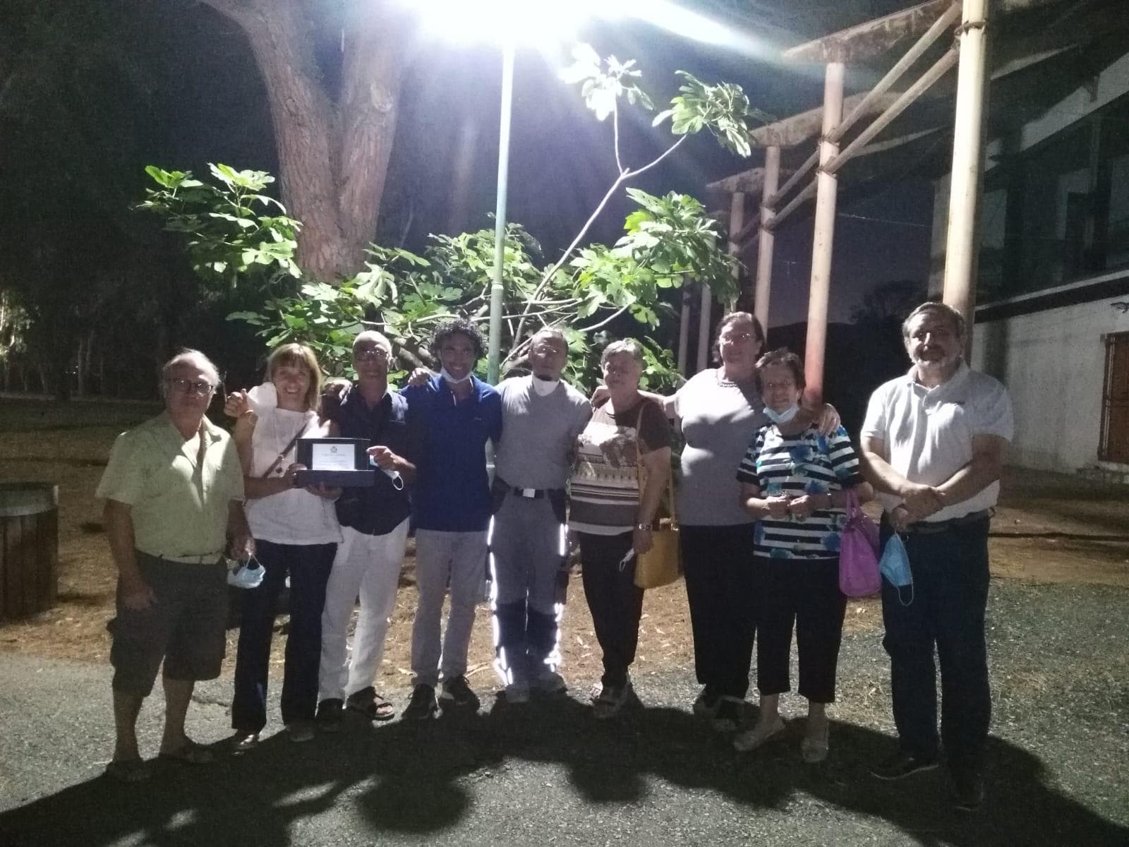 Gianola, inaugurato il nuovo impianto di illuminazione al Parco De Curtis