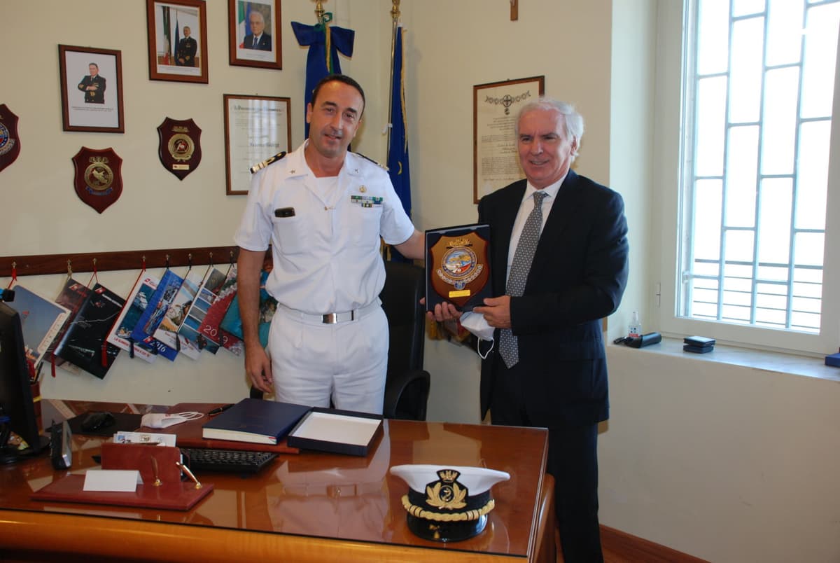 GAETA: IL PREFETTO HA FATTO VISITA AL COMANDANTE DELLA GUARDIA COSTIERA