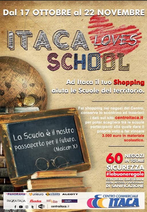 DAL 17 OTTOBRE AL 22 NOVEMBRE ITACA LOVE'S SCHOOL