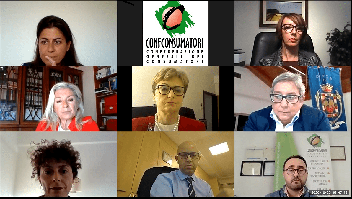 CONFCONSUMATORI, SUCCESSO PER IL WEBINAR "SOVRAINDEBITAMENTO E COVID-19, STRATEGIE E SOLUZIONI"