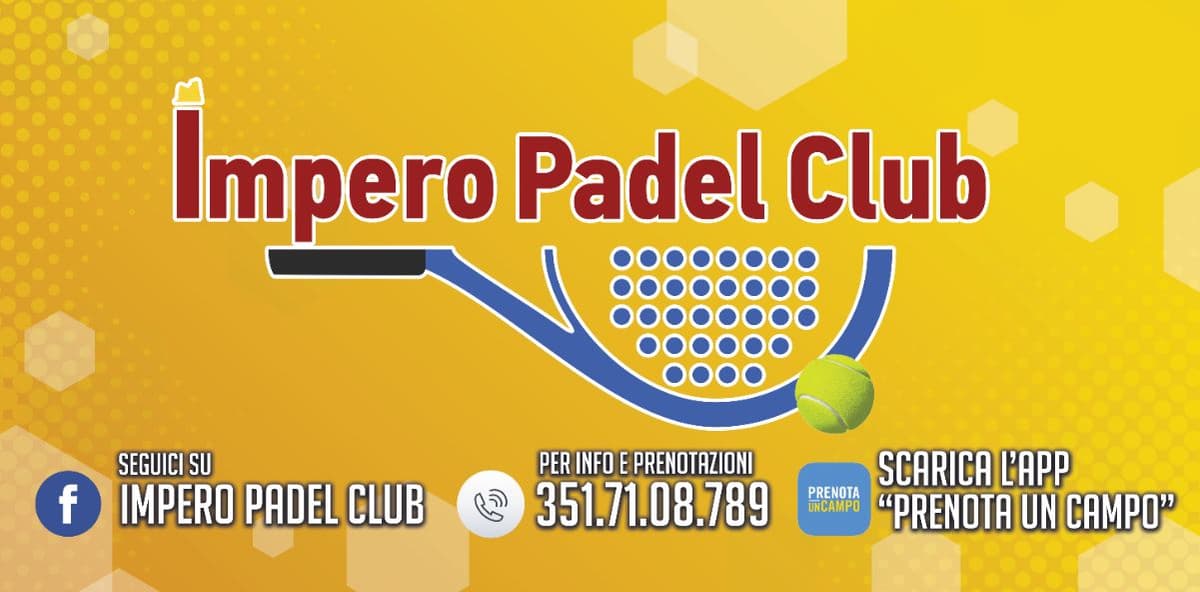SPORT DI PALLA CHE SI PRATICA A COPPIE APPRODA NEL GOLFO CON IMPERO PADEL CLUB